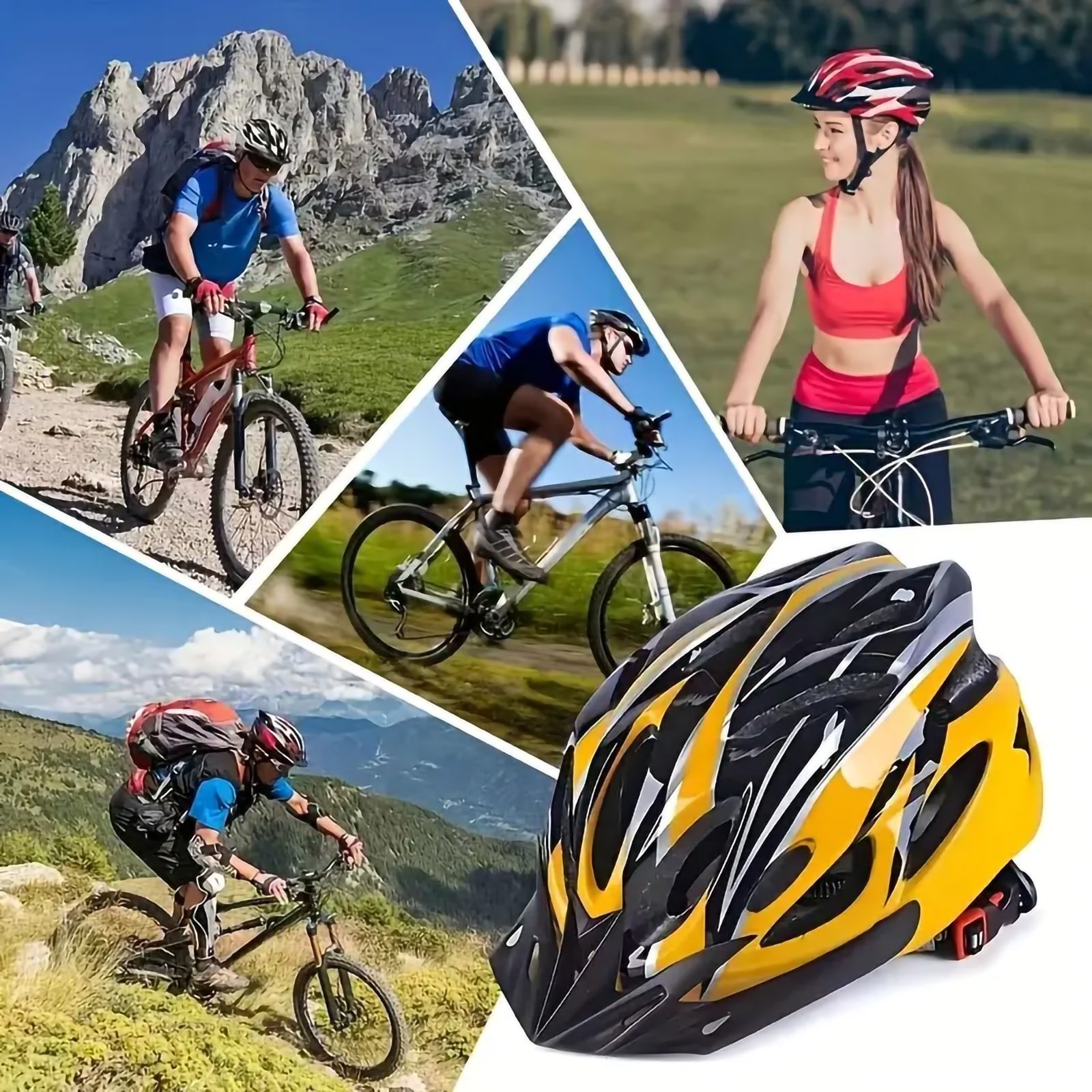 Lightweight Breathable & Comfortable 22.8″-24.2″ Bike Helmet - Image 2